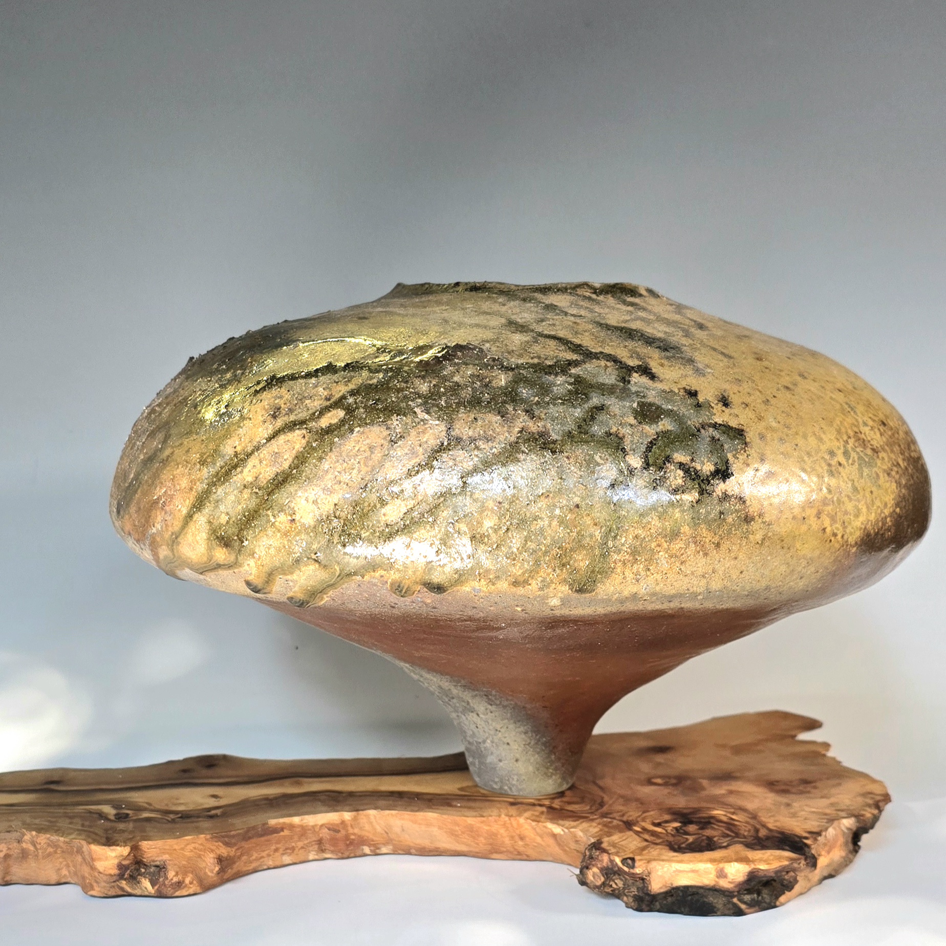 Wood fired large handmade bowl