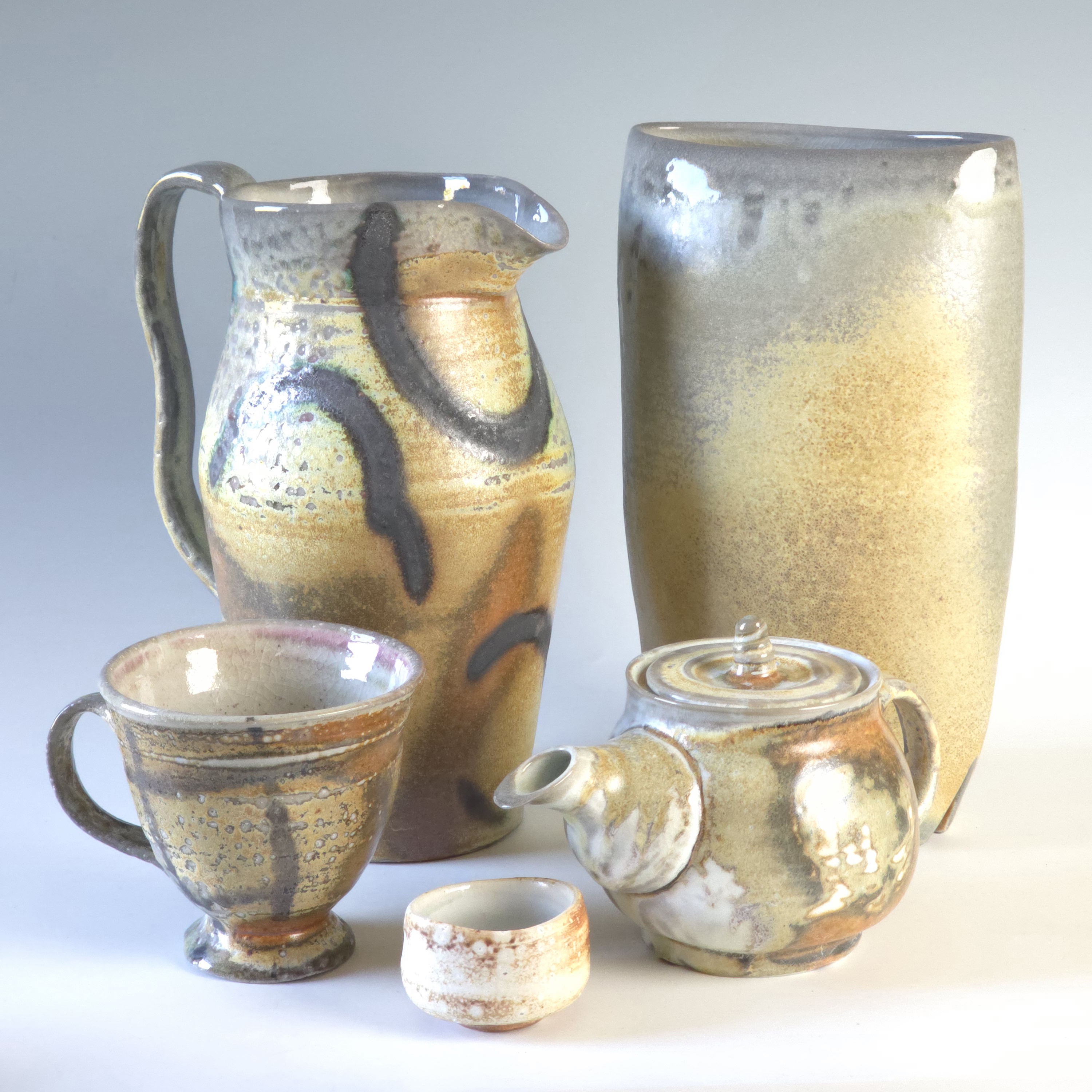 Soda fired pottery